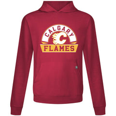 Calgary Flames Levelwear Relay Banner Arch Pullover Hoodie On Sale
