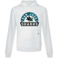 San Jose Sharks Levelwear Relay Banner Arch Pullover Hoodie For Sale