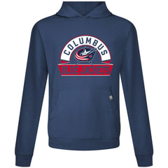 Columbus Blue Jackets Levelwear Relay Banner Arch Pullover Hoodie Outlet