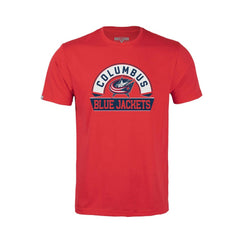 Columbus Blue Jackets Levelwear Youth Little Richmond Banner Arch T-Shirt On Sale