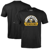 Pittsburgh Penguins Levelwear Youth Little Richmond Banner Arch T-Shirt Sale