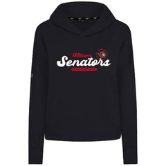 Ottawa Senators Levelwear Women's Sweet Monument Tri-Blend Cropped Pullover Hoodie Discount