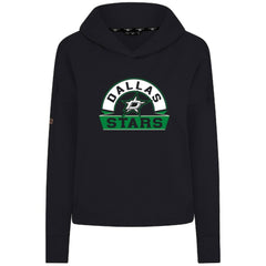 Dallas Stars Levelwear Women's Sweet Banner Arch Tri-Blend Cropped Pullover Hoodie On Sale