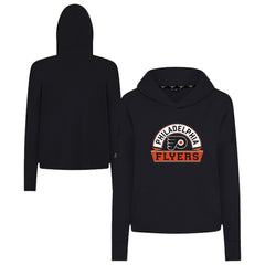 Philadelphia Flyers Levelwear Women's Sweet Banner Arch Tri-Blend Cropped Pullover Hoodie Online