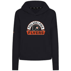 Philadelphia Flyers Levelwear Women's Sweet Banner Arch Tri-Blend Cropped Pullover Hoodie Online