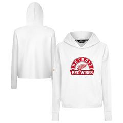Detroit Red Wings Levelwear Women's Sweet Banner Arch Tri-Blend Cropped Pullover Hoodie Online
