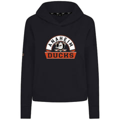 Anaheim Ducks Levelwear Women's Sweet Banner Arch Tri-Blend Cropped Pullover Hoodie Online