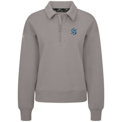 Seattle Kraken Levelwear Women's Canmore Quarter-Zip Pullover Outlet