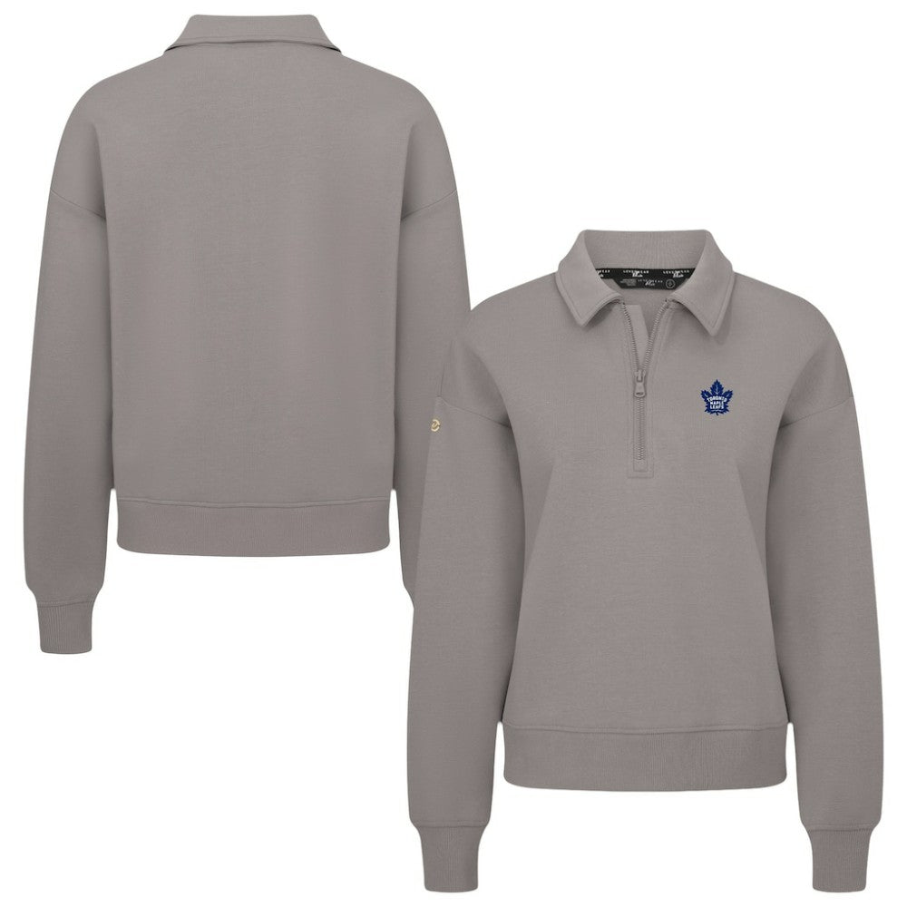 Toronto Maple Leafs Levelwear Women's Canmore Quarter-Zip Pullover Sale