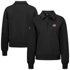 Montreal Canadiens Levelwear Women's Canmore Quarter-Zip Pullover On Sale