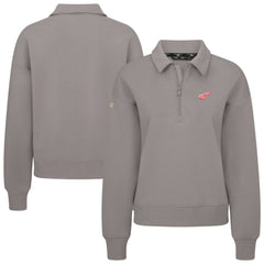 Detroit Red Wings Levelwear Women's Canmore Quarter-Zip Pullover For Sale