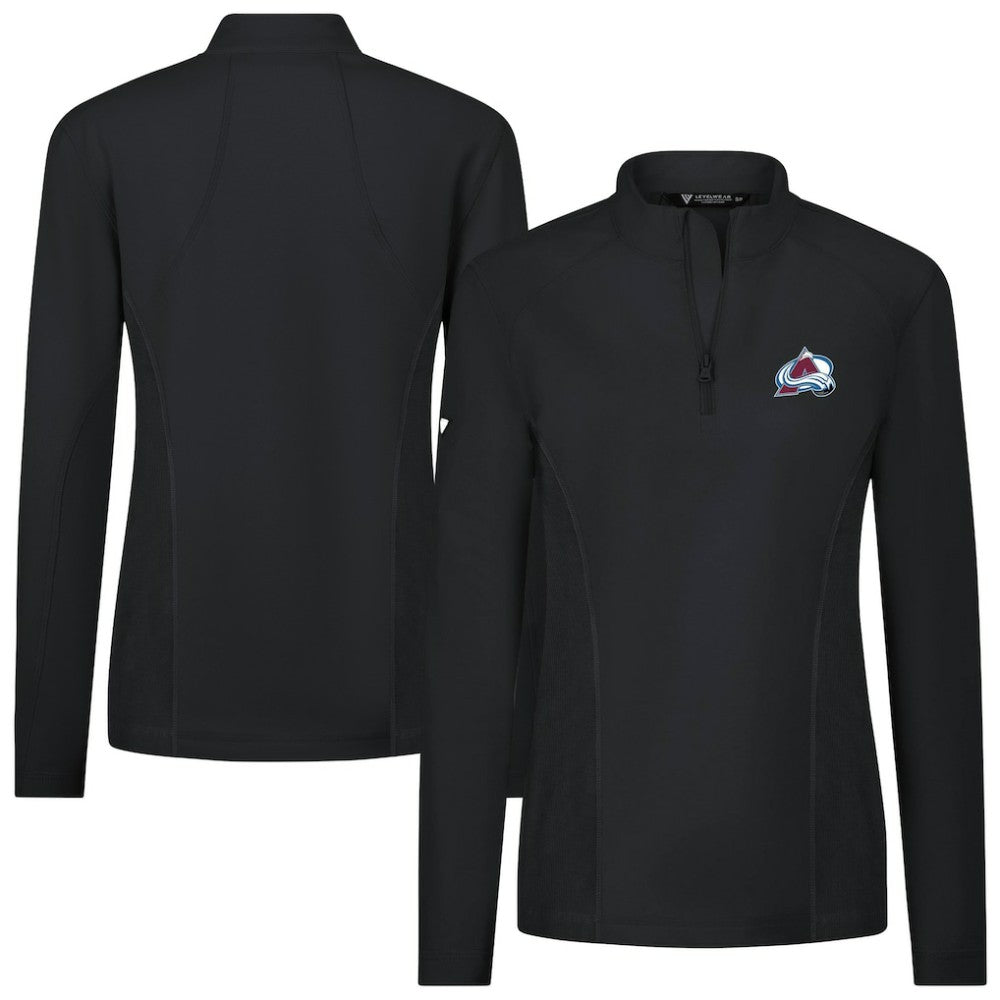 Colorado Avalanche Levelwear Women's Upright Quarter-Zip Pullover Sale