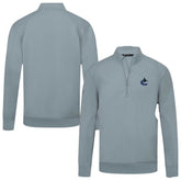 Vancouver Canucks Levelwear Upright Tri-Blend Quarter-Zip Pullover Sale