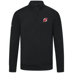 New Jersey Devils Levelwear Upright Tri-Blend Quarter-Zip Pullover On Sale