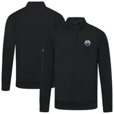 Edmonton Oilers Levelwear Upright Tri-Blend Quarter-Zip Pullover Online