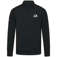 Colorado Avalanche Levelwear Upright Tri-Blend Quarter-Zip Pullover Outlet