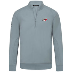 Carolina Hurricanes Levelwear Upright Tri-Blend Quarter-Zip Pullover On Sale