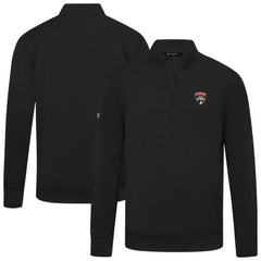 Florida Panthers Levelwear Upright Tri-Blend Quarter-Zip Pullover On Sale