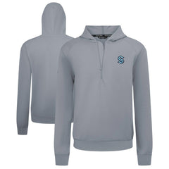 Seattle Kraken Levelwear Technic Quarter-Zip Pullover Hoodie On Sale