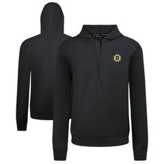 Boston Bruins Levelwear Technic Quarter-Zip Pullover Hoodie On Sale