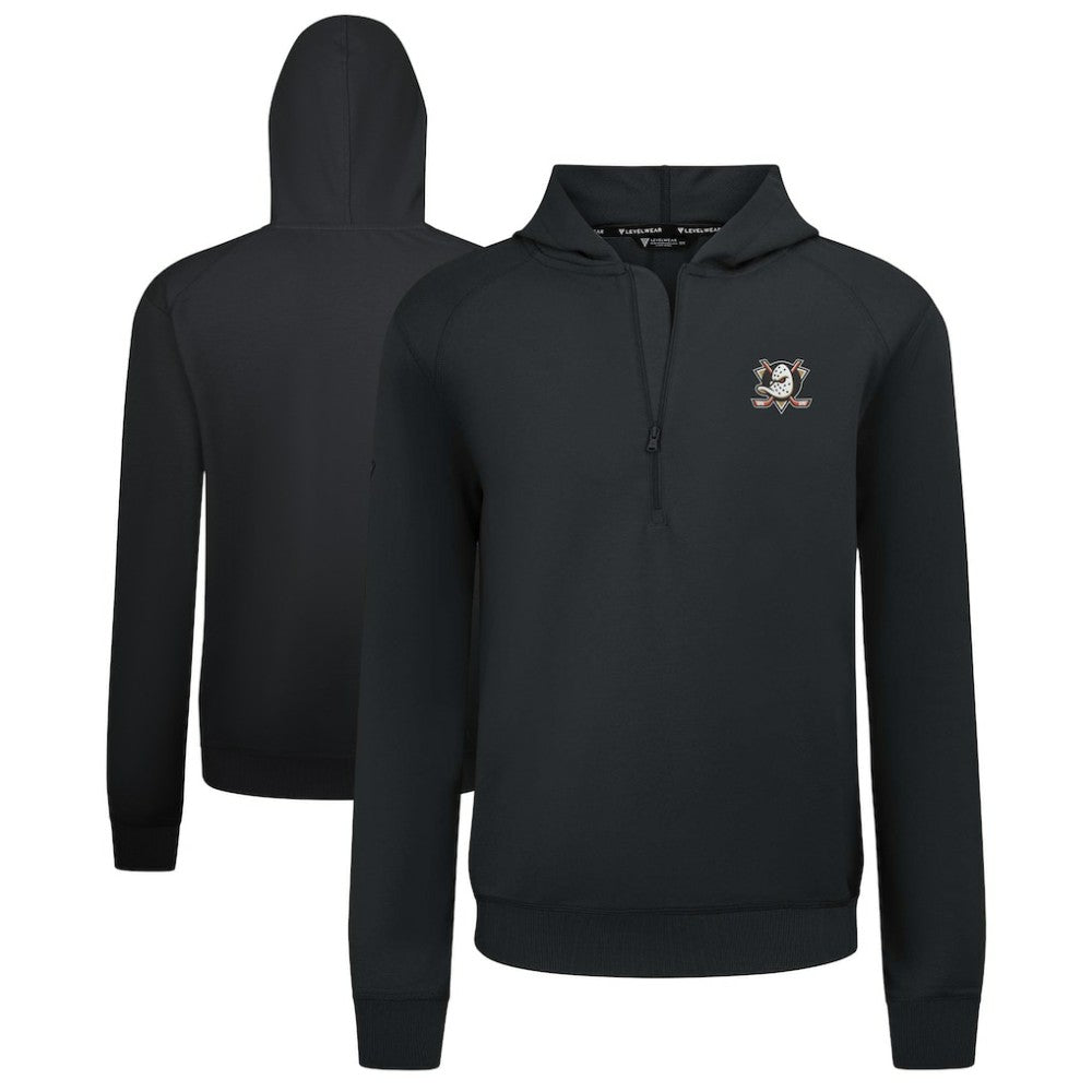 Anaheim Ducks Levelwear Technic Quarter-Zip Pullover Hoodie Sale