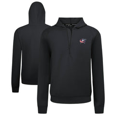 Columbus Blue Jackets Levelwear Technic Quarter-Zip Pullover Hoodie Outlet
