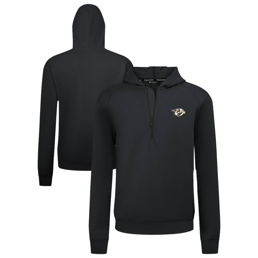 Nashville Predators Levelwear Technic Quarter-Zip Pullover Hoodie Sale