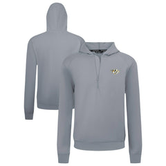Nashville Predators Levelwear Technic Quarter-Zip Pullover Hoodie On Sale