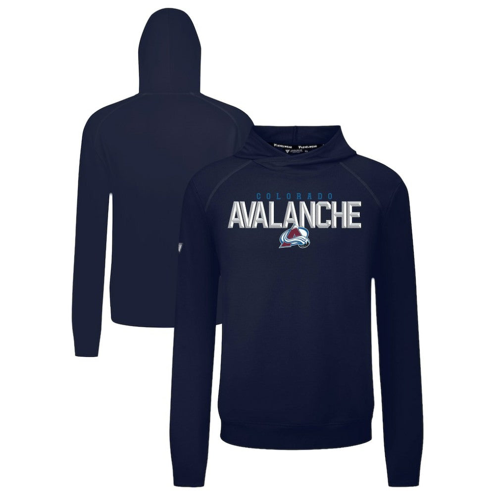 Colorado Avalanche Levelwear Mandate Carve Tri-Blend Pullover Hoodie Discount
