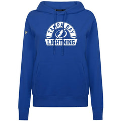 Tampa Bay Lightning Levelwear Women's Adorn Banner Arch Pullover Hoodie On Sale