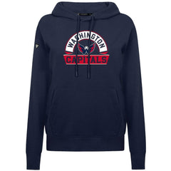 Washington Capitals Levelwear Women's Adorn Banner Arch Pullover Hoodie On Sale