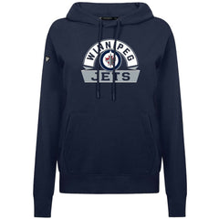 Winnipeg Jets Levelwear Women's Adorn Banner Arch Pullover Hoodie On Sale