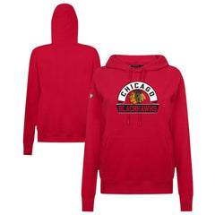 Chicago Blackhawks Levelwear Women's Adorn Banner Arch Pullover Hoodie Online
