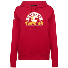 Calgary Flames Levelwear Women's Adorn Banner Arch Pullover Hoodie Sale