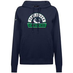 Vancouver Canucks Levelwear Women's Adorn Banner Arch Pullover Hoodie Outlet