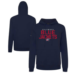 Columbus Blue Jackets Levelwear Podium Carve Pullover Hoodie On Sale