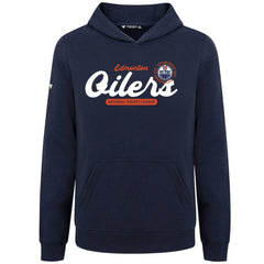 Edmonton Oilers Levelwear Youth Podium Monument Pullover Hoodie Discount