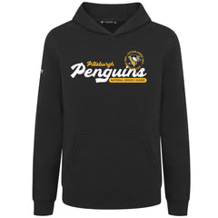 Pittsburgh Penguins Levelwear Youth Podium Monument Pullover Hoodie On Sale