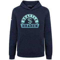 Seattle Kraken Levelwear Youth Podium Banner Arch Pullover Hoodie Online