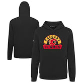 Calgary Flames Levelwear Youth Podium Banner Arch Pullover Hoodie Sale