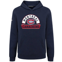 Montreal Canadiens Levelwear Youth Podium Banner Arch Pullover Hoodie For Sale