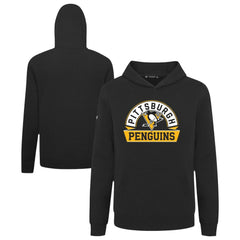 Pittsburgh Penguins Levelwear Youth Podium Banner Arch Pullover Hoodie Outlet