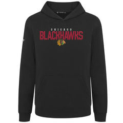 Chicago Blackhawks Levelwear Youth Podium Carve Pullover Hoodie Outlet