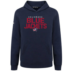 Columbus Blue Jackets Levelwear Youth Podium Carve Pullover Hoodie Outlet