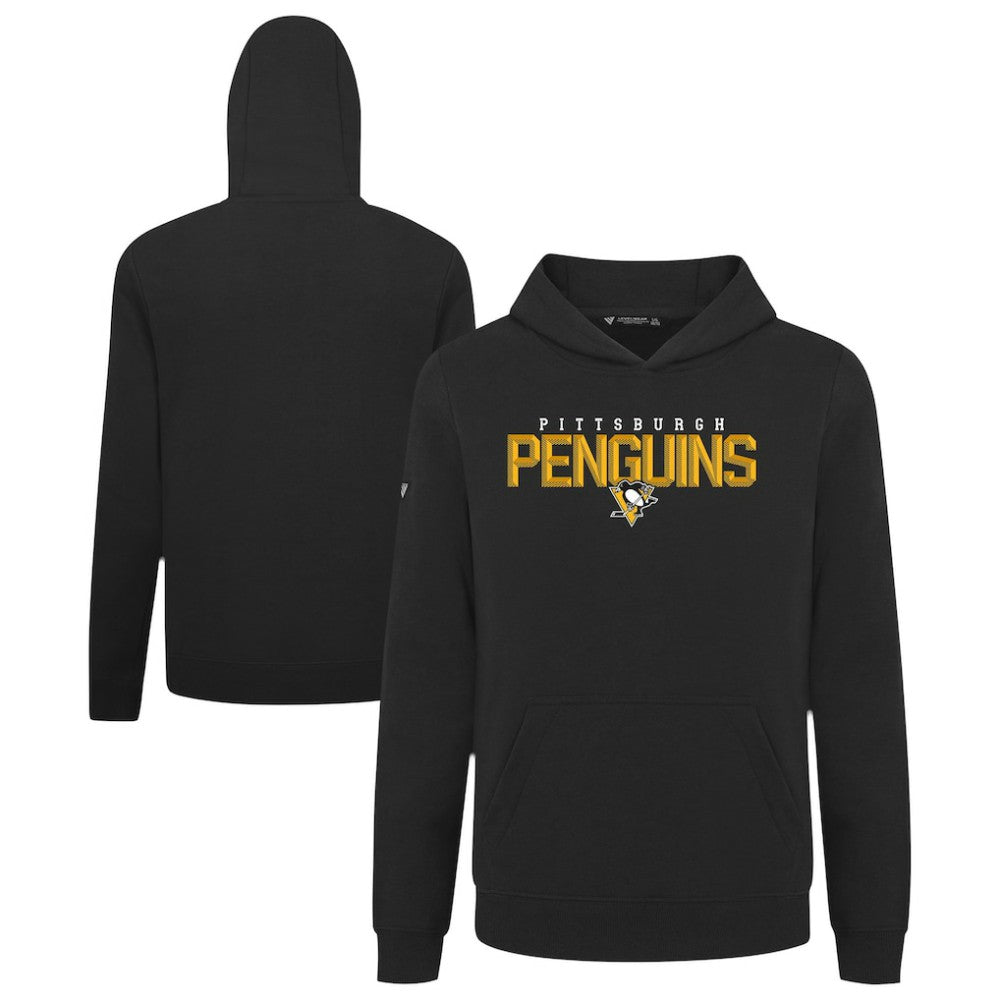 Pittsburgh Penguins Levelwear Youth Podium Carve Pullover Hoodie For Sale