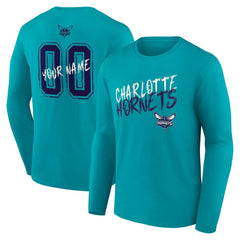 Charlotte Hornets Hustle Custom Long Sleeve T-Shirt For Sale