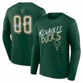 Milwaukee Bucks Hustle Custom Long Sleeve T-Shirt Discount