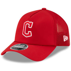 Cleveland Guardians New Era 2026 Batting Practice Apex 9FORTY Adjustable Trucker Hat | MLB Online