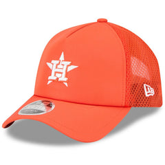 Houston Astros New Era 2026 Batting Practice Apex 9FORTY Adjustable Trucker Hat | MLB For sale