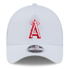 Los Angeles Angels New Era 2026 Batting Practice Apex 9FORTY Adjustable Trucker Hat | MLB Outlet